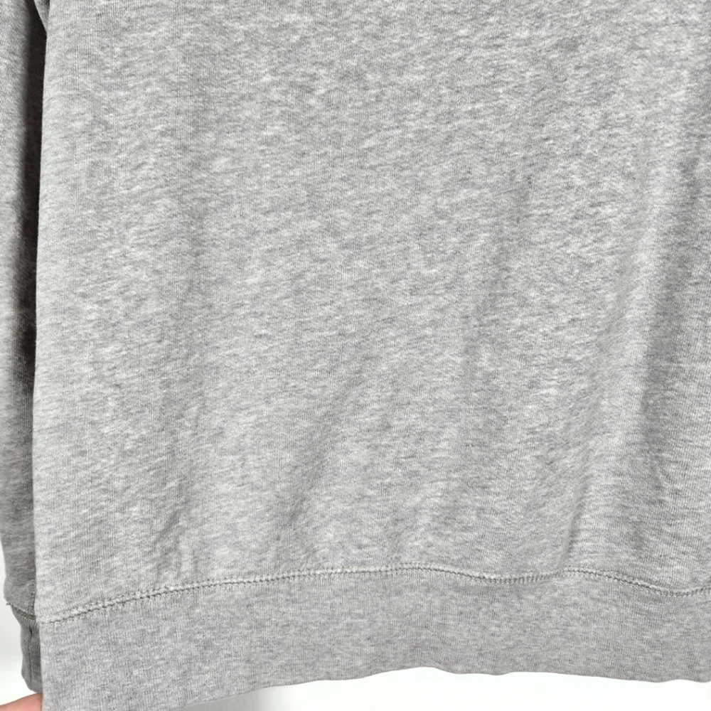 Polo Ralph Lauren Heather Gray Sweatshirt Full Zip Hoodie Jacket Big Boys Large